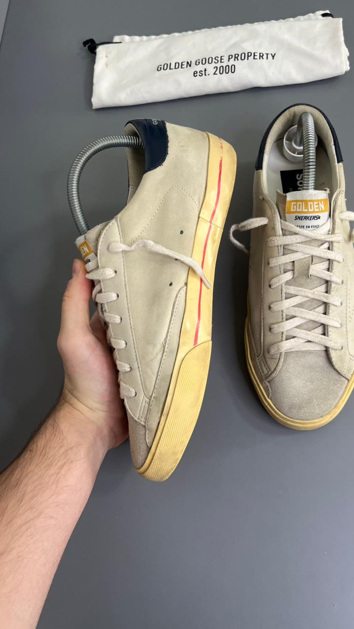 Tênis Golden Goose Super Star Camurça cinza 1