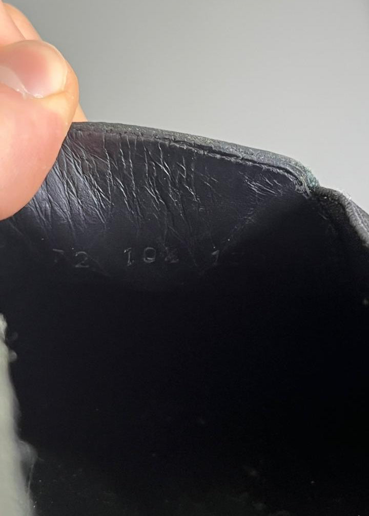 Tênis Slip On Gucci Couro Preto