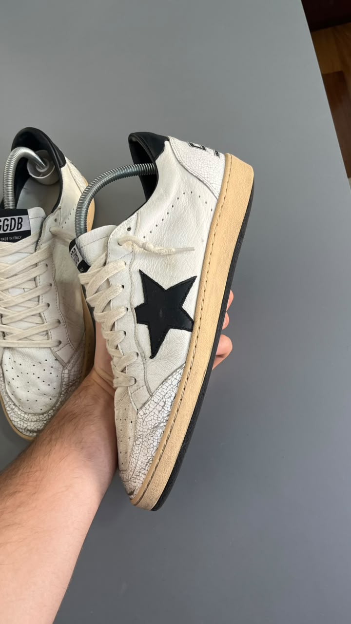Tênis Golden Goose Ball Star Marrom 5