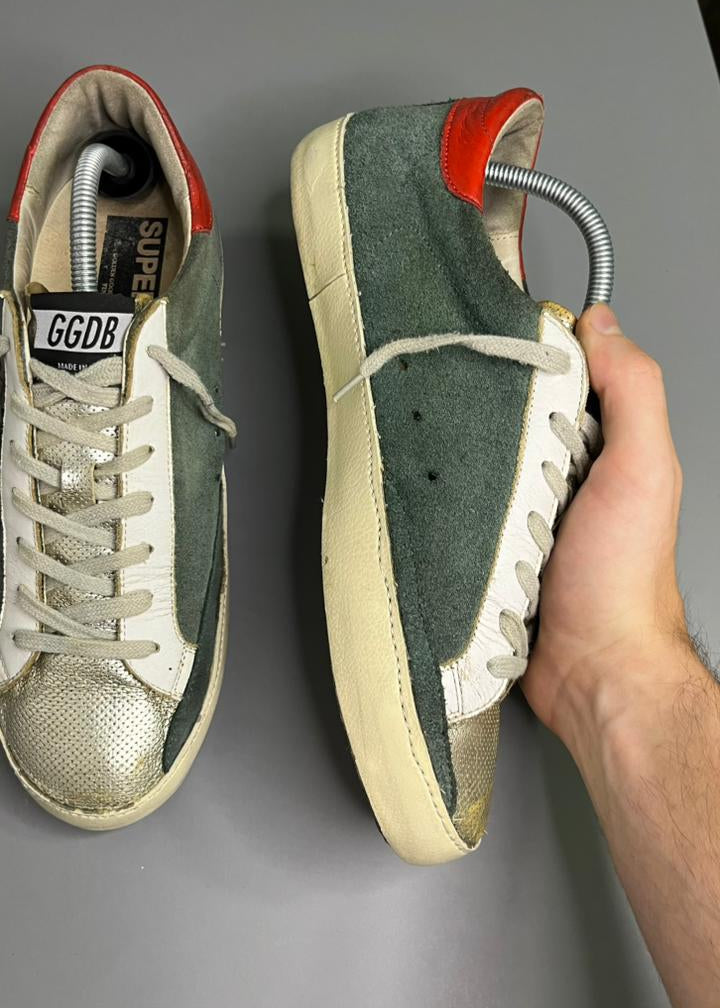 Tenis Golden Goose Super Star   Camurça