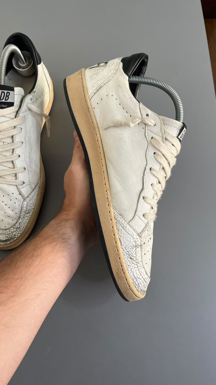 Tênis Golden Goose Ball Star Marrom 6