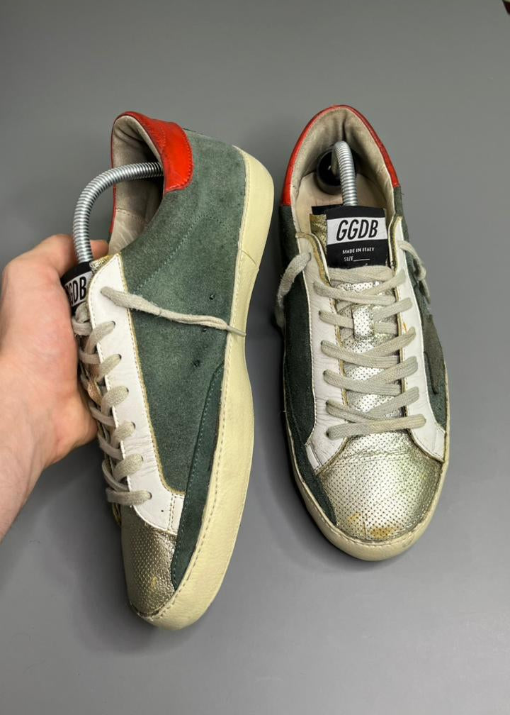 Tenis Golden Goose Super Star   Camurça
