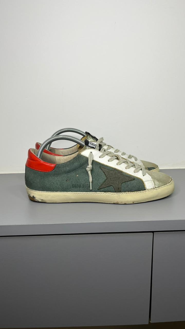 Tênis Golden Goose Super Star Camurça 7