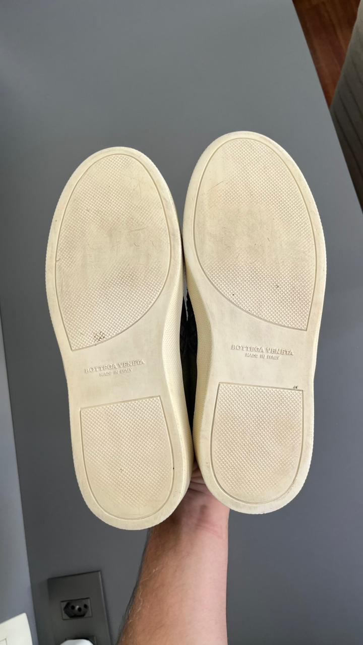 Tênis Bottega Veneta Camurça Verde 8