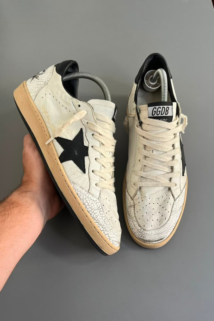 Tênis Golden Goose Ball Star Marrom 8