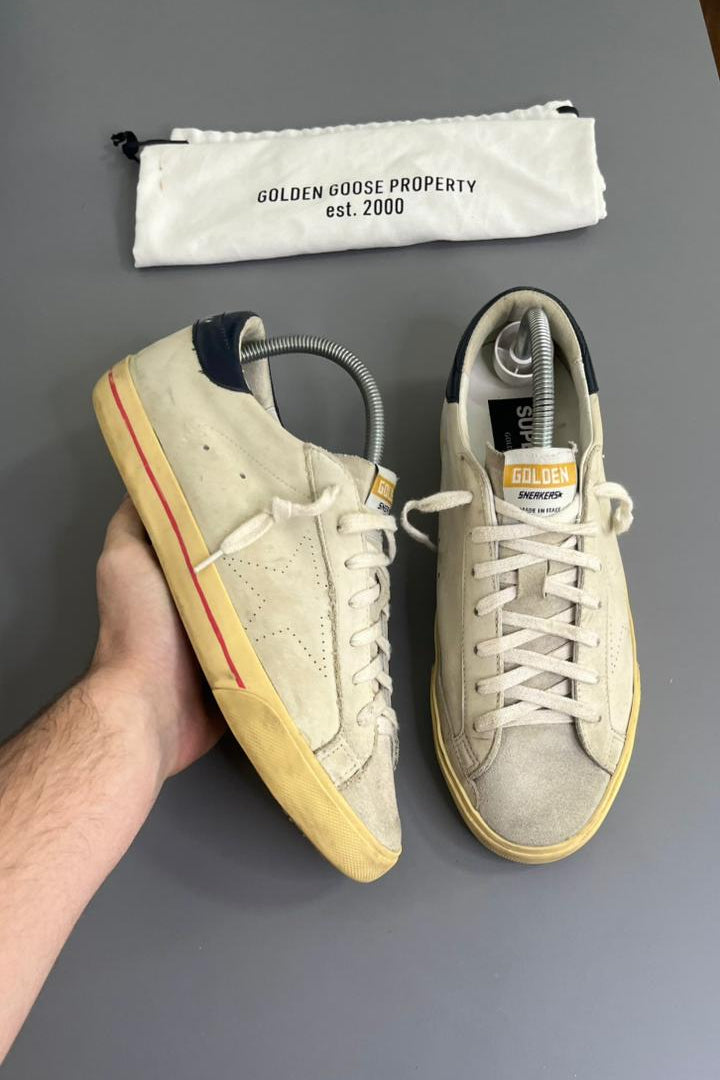 Tênis Golden Goose Super Star Camurça cinza 8