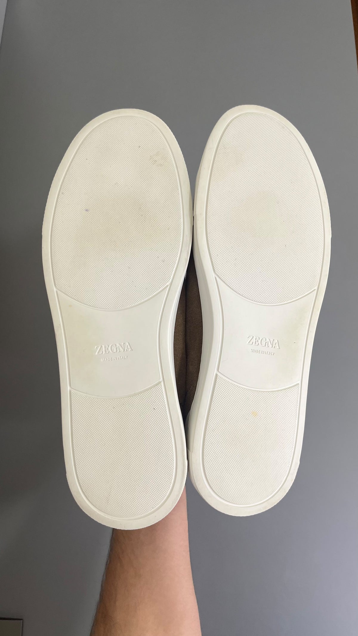 Zegna Triple Stitch Camurca Bege