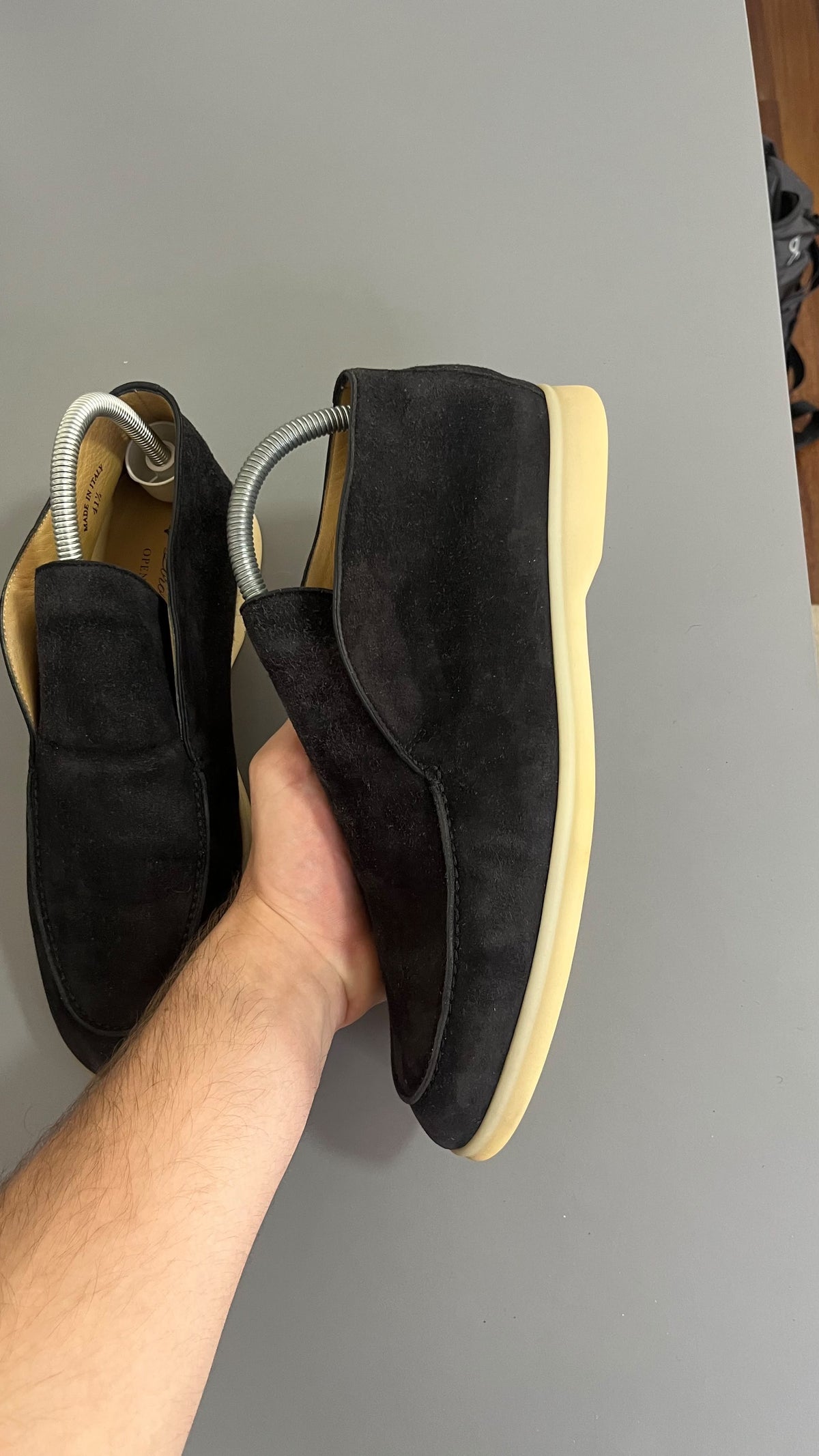 Loro Piana Open Walk Camurça Preto