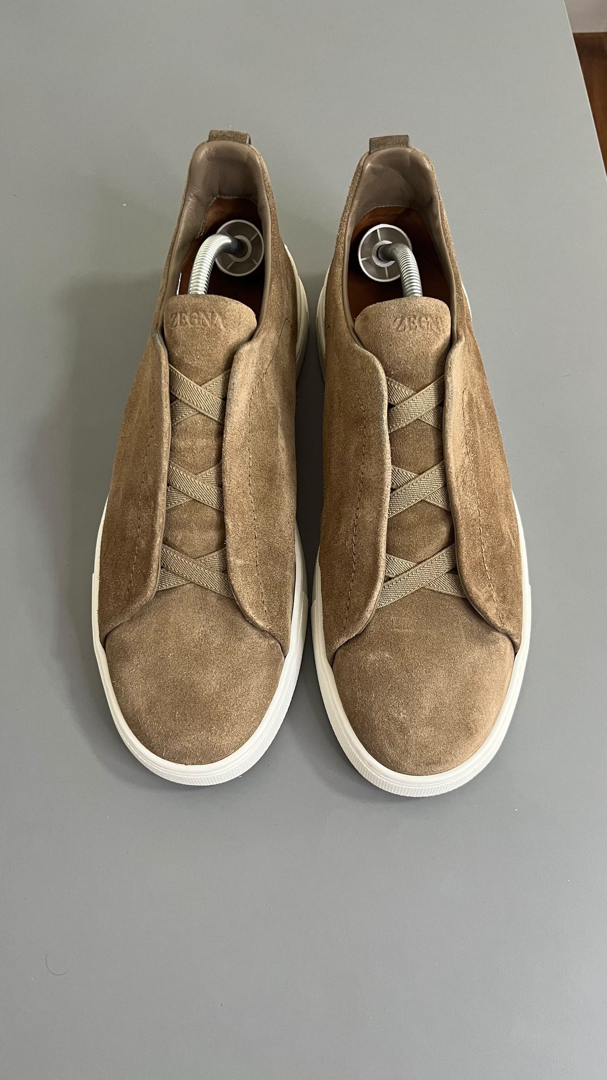 Zegna Triple Stitch Camurca Bege