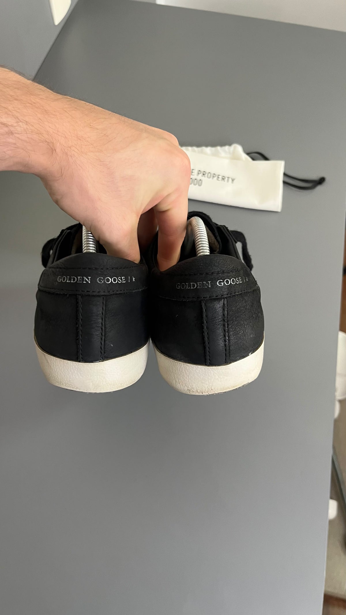 Golden Goose Super Star Couro Preto