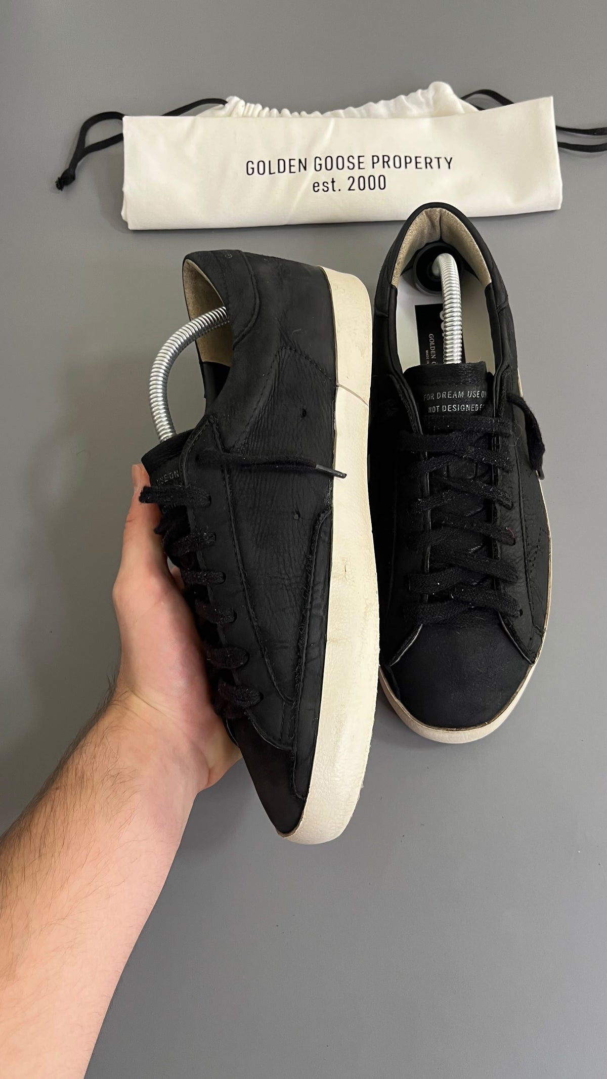 Golden Goose Super Star Couro Preto