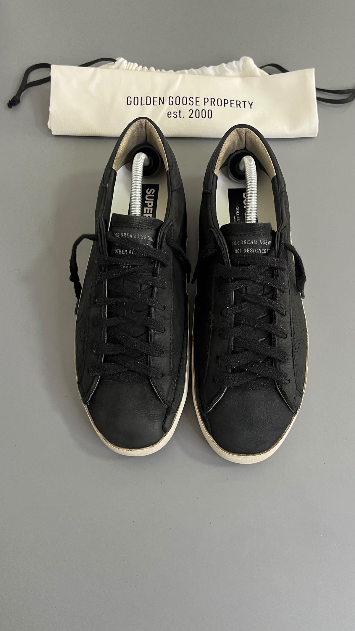 Golden Goose Super Star Couro Preto