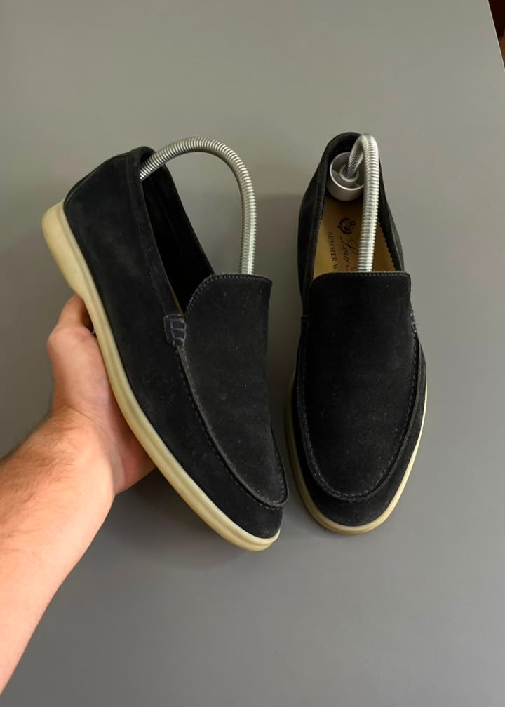Loro Piana Summer Walk Camurça Preto