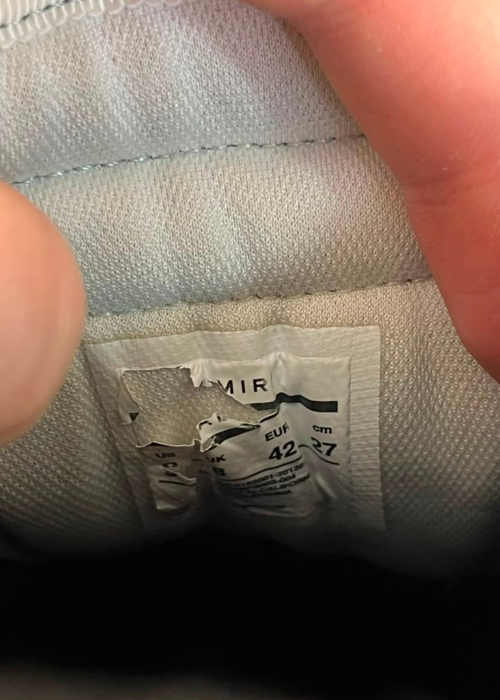 Tênis Amiri Preto e Branco