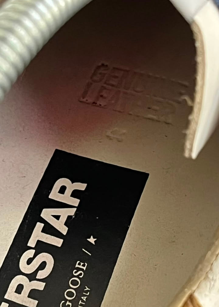 Golden Goose Super Star Couro Branco