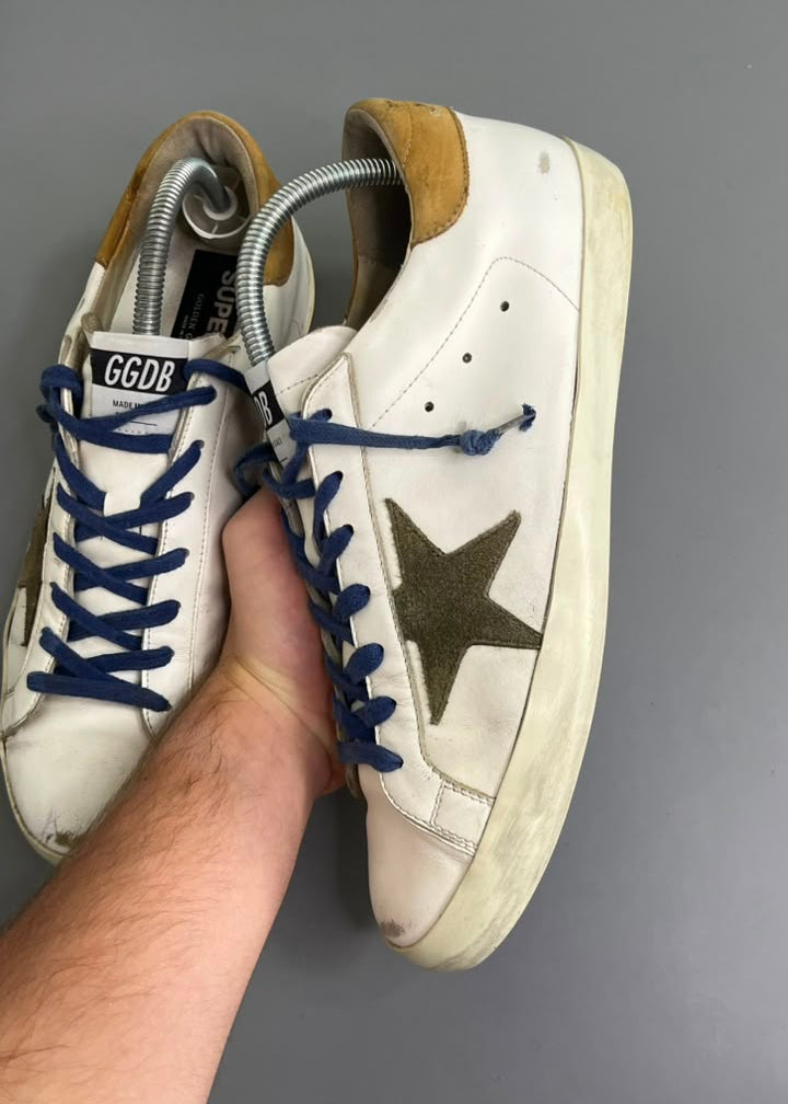 Golden Goose Super Star Couro Branco
