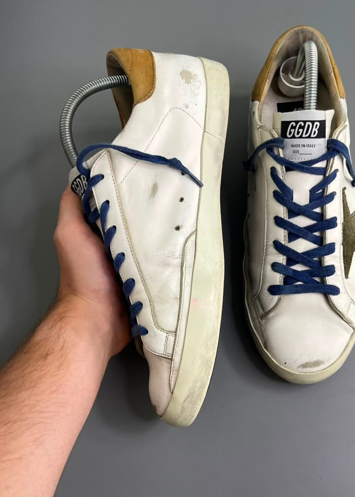 Golden Goose Super Star Couro Branco