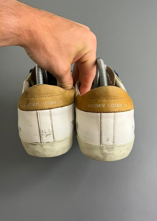 Golden Goose Super Star Couro Branco