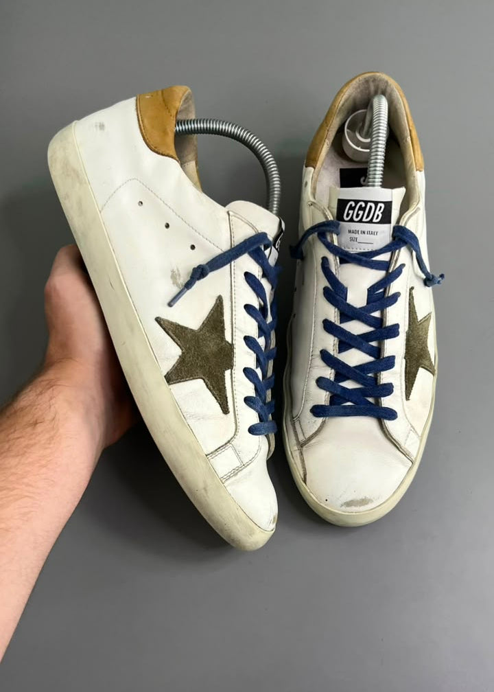 Golden Goose Super Star Couro Branco