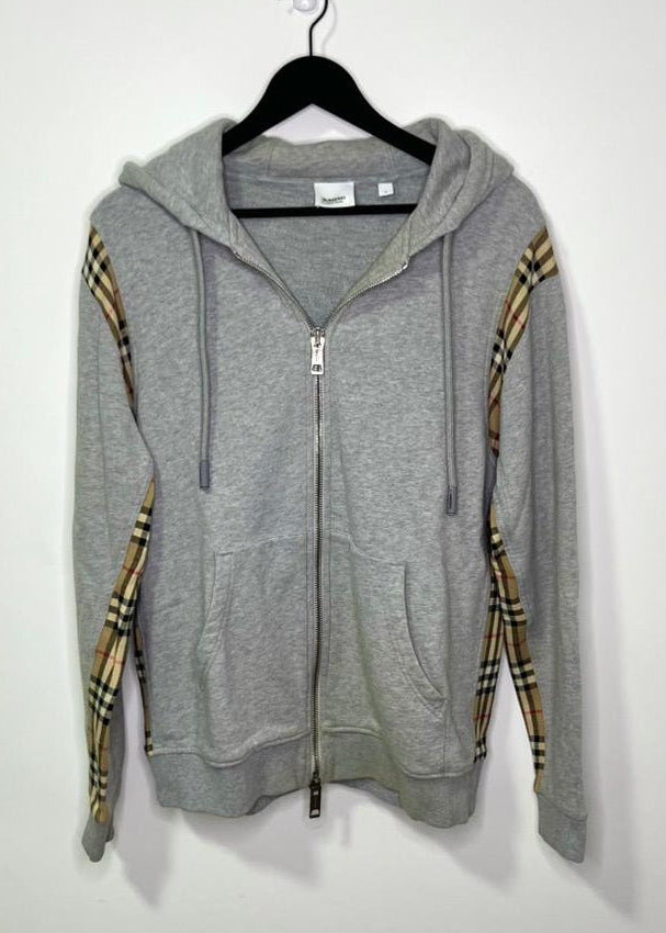 Zip up Burberry Cinza