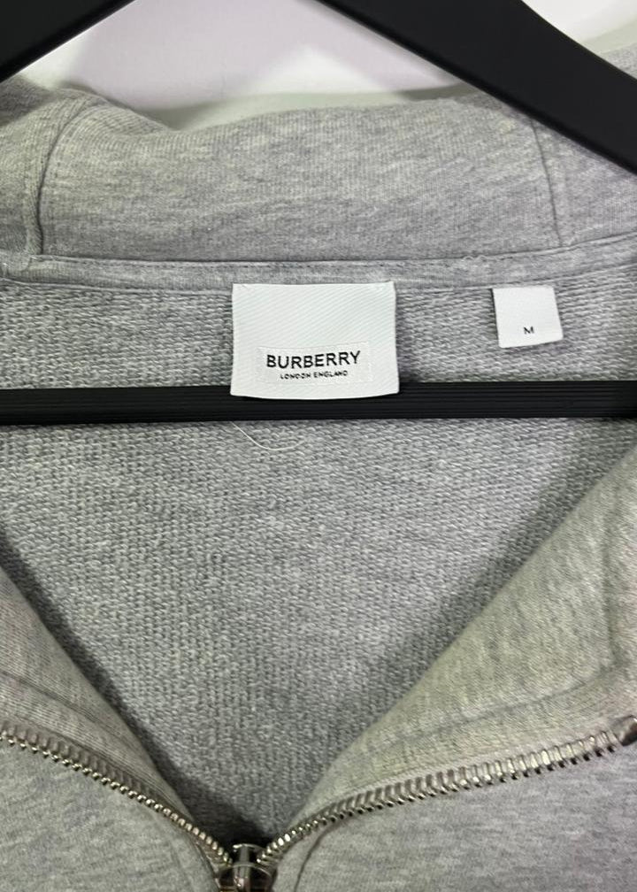 Zip up Burberry Cinza