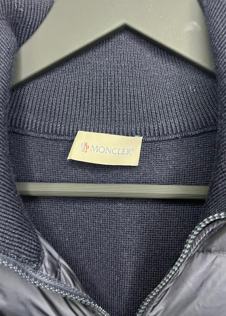 Cardigan Moncler Azul Marinho