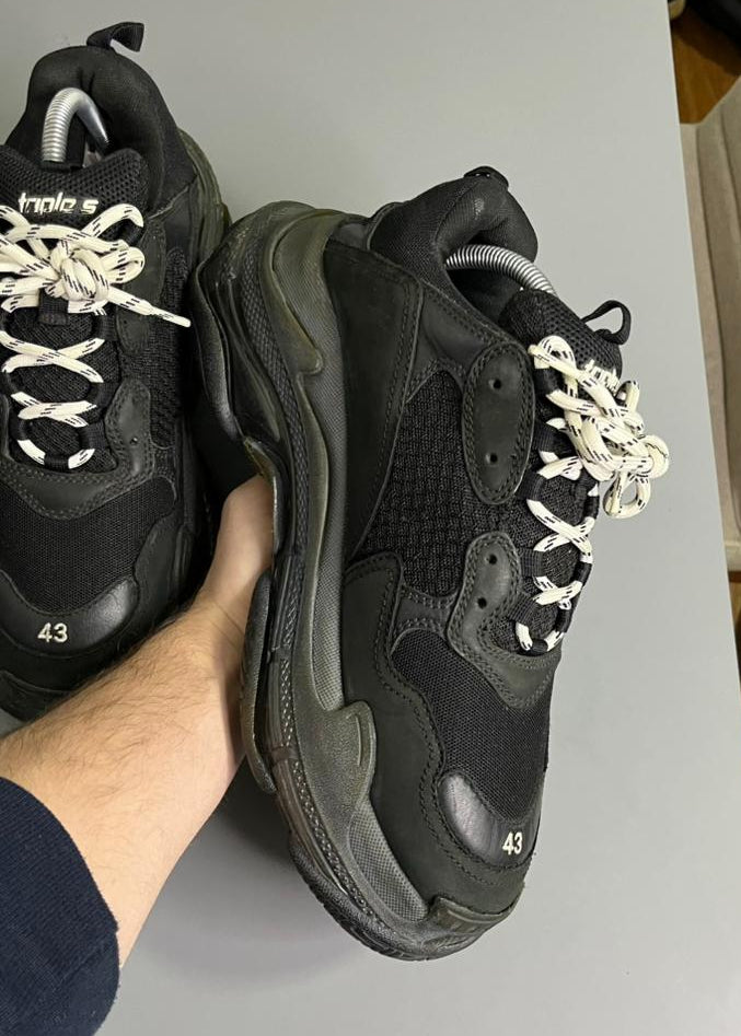 Balenciaga Triple S All Black