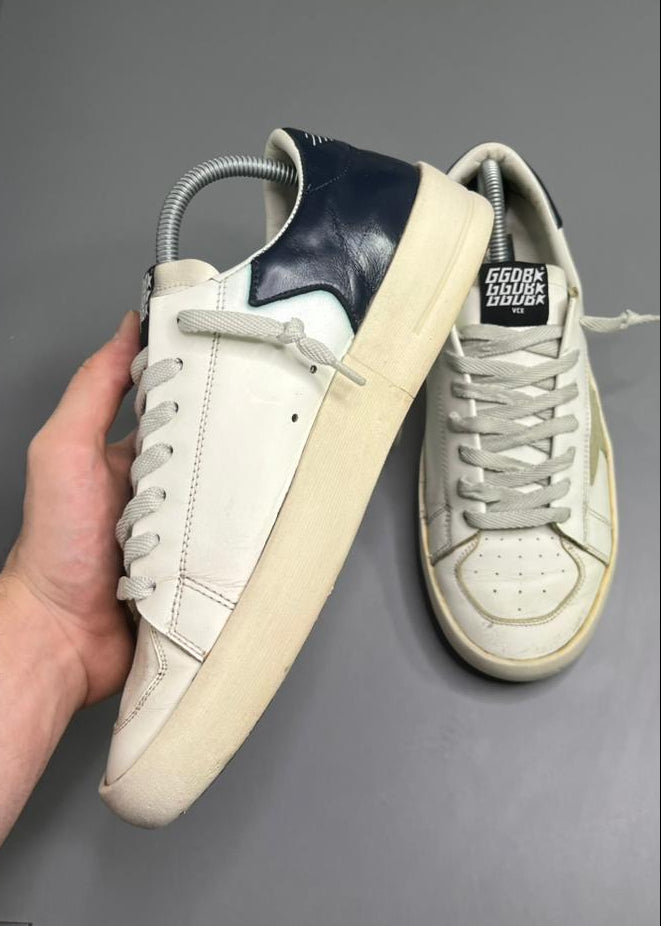 Golden Goose Stardan Couro Branco
