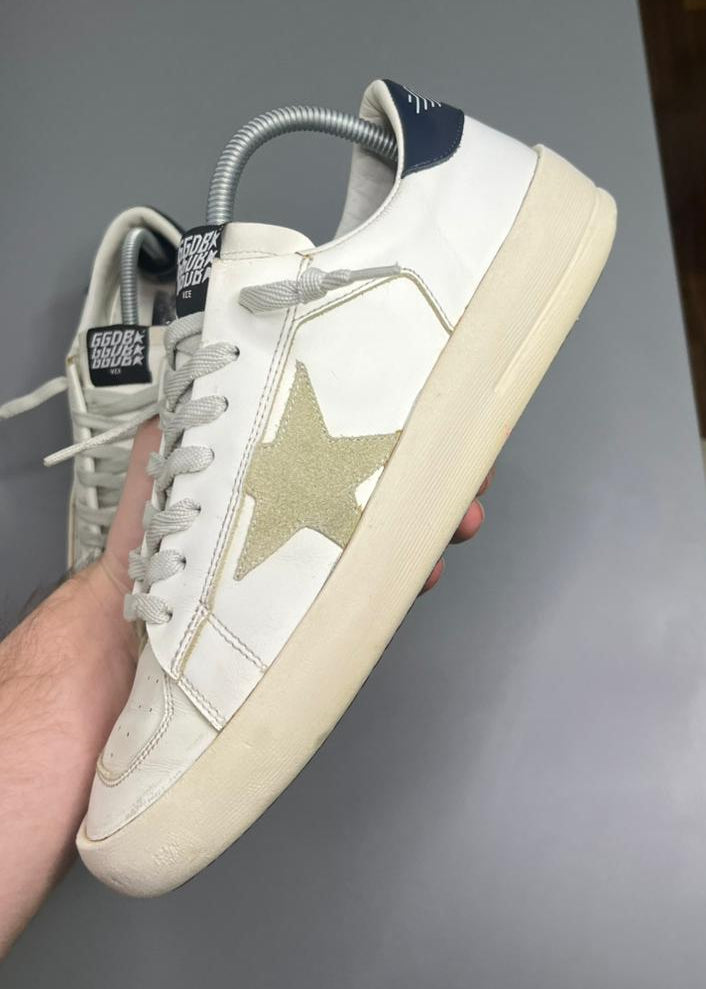 Golden Goose Stardan Couro Branco