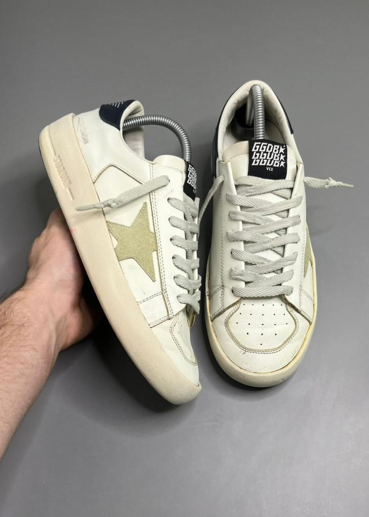 Golden Goose Stardan Couro Branco
