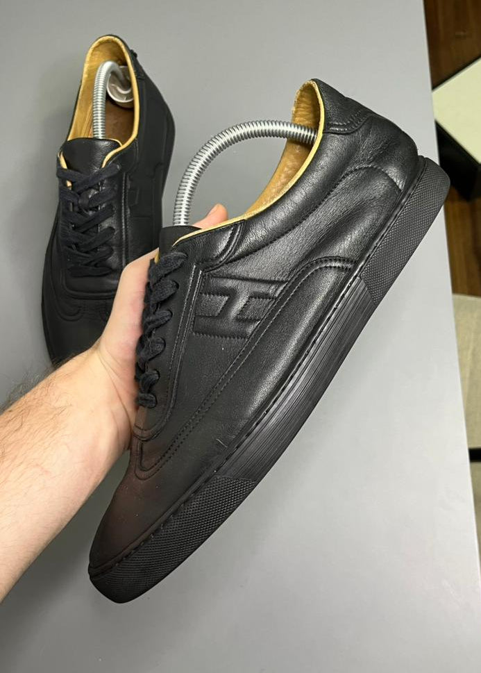 Tênis Hermès Couro Preto