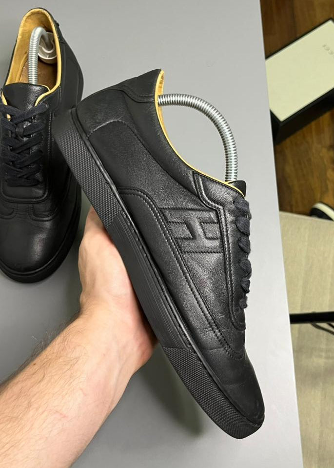 Tênis Hermès Couro Preto