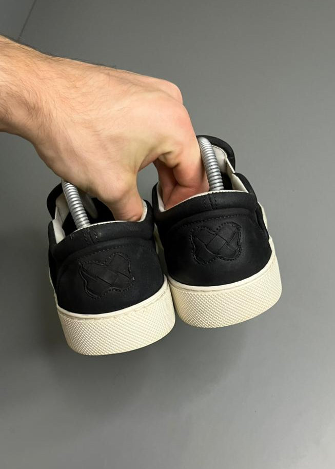 Slip On Bottega Veneta Couro Preto