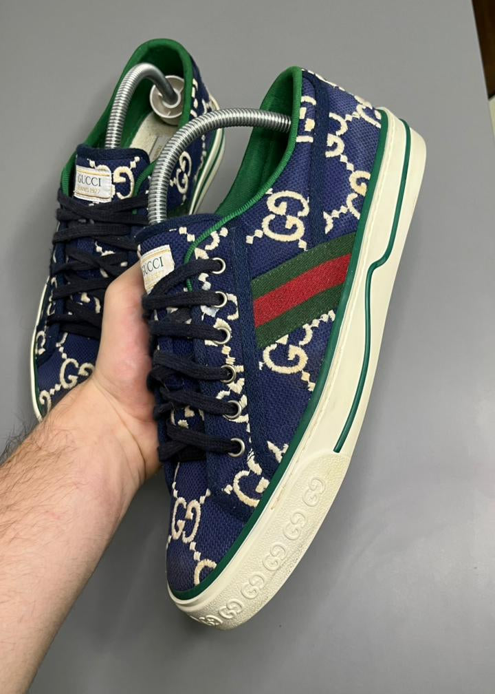 Tênis Gucci 1977 Azul Marinho