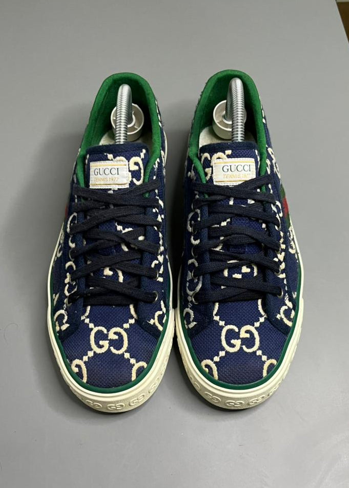 Tênis Gucci 1977 Azul Marinho