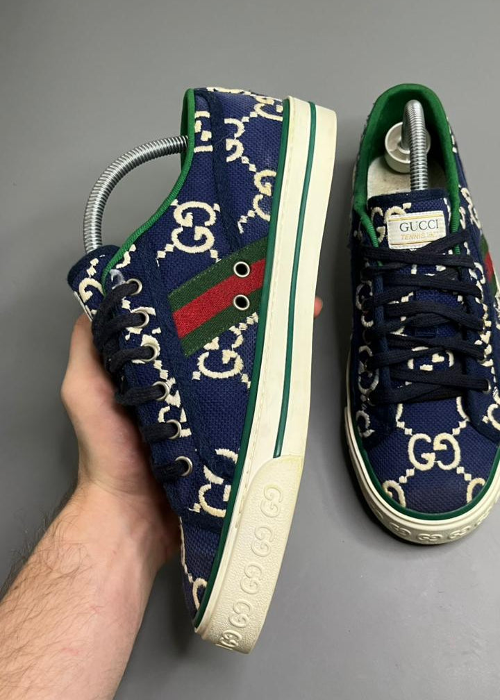 Tênis Gucci 1977 Azul Marinho