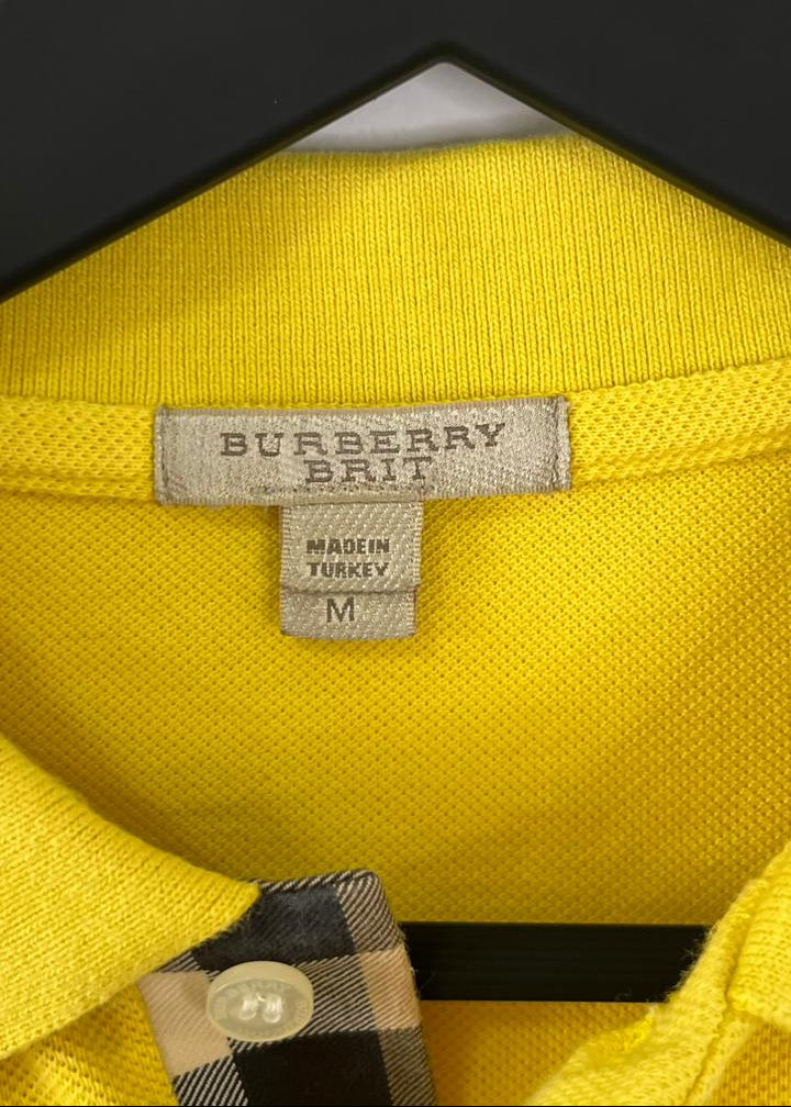 Polo Burberry Amarela