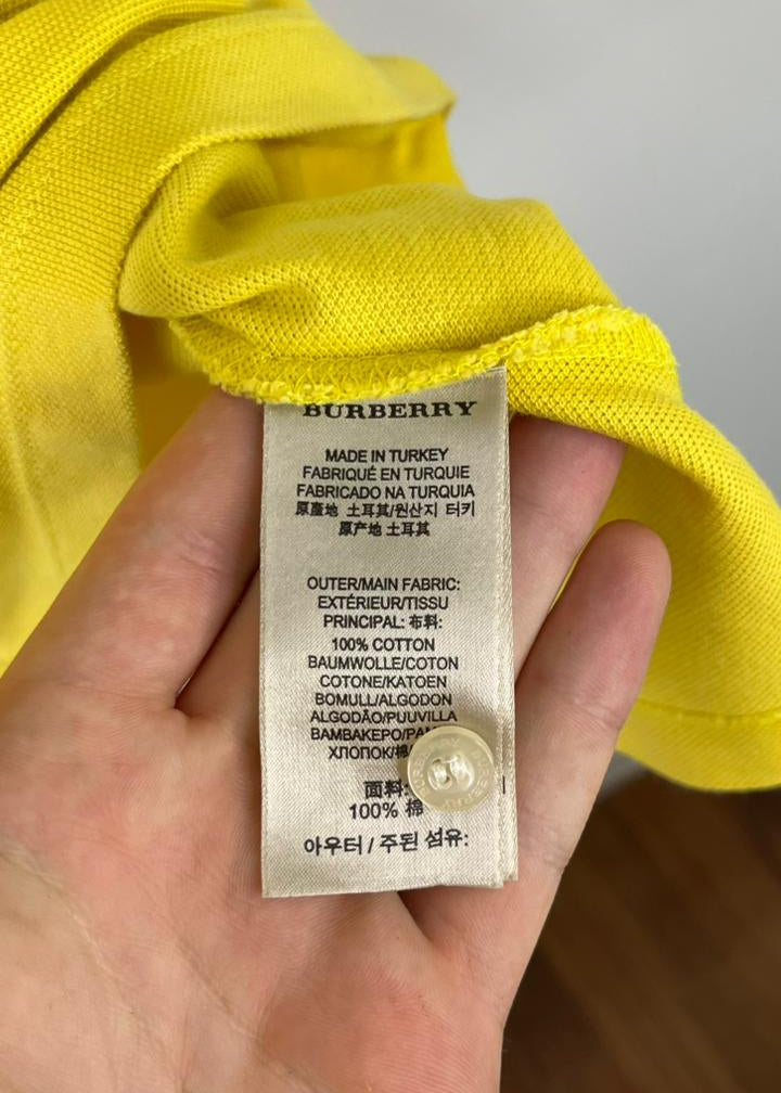Polo Burberry Amarela