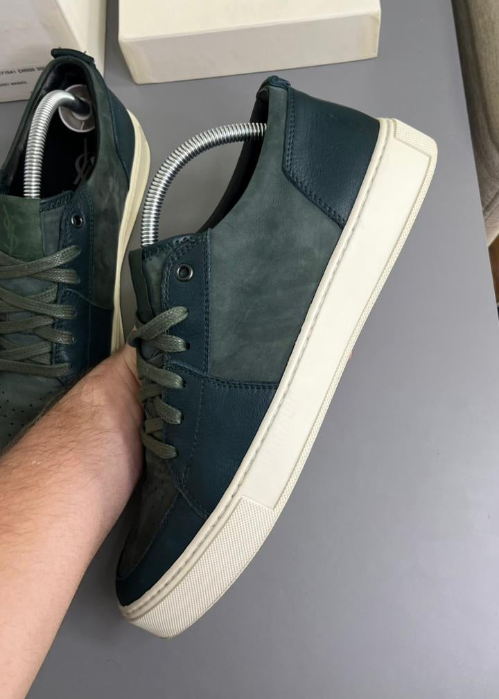 Tênis Saint Laurent Couro e Camurça