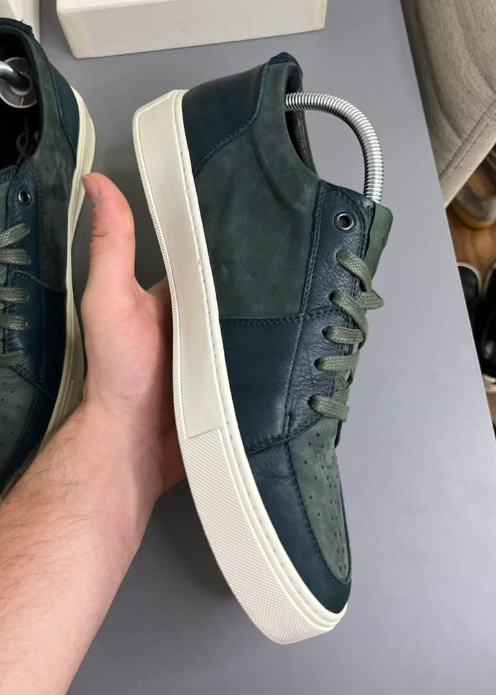 Tênis Saint Laurent Couro e Camurça
