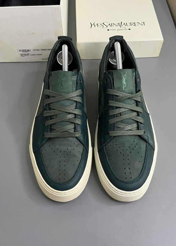 Tênis Saint Laurent Couro e Camurça