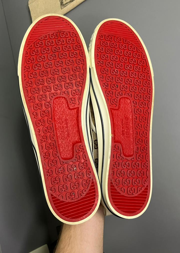 Tênis Slip On Gucci 1977 Bege