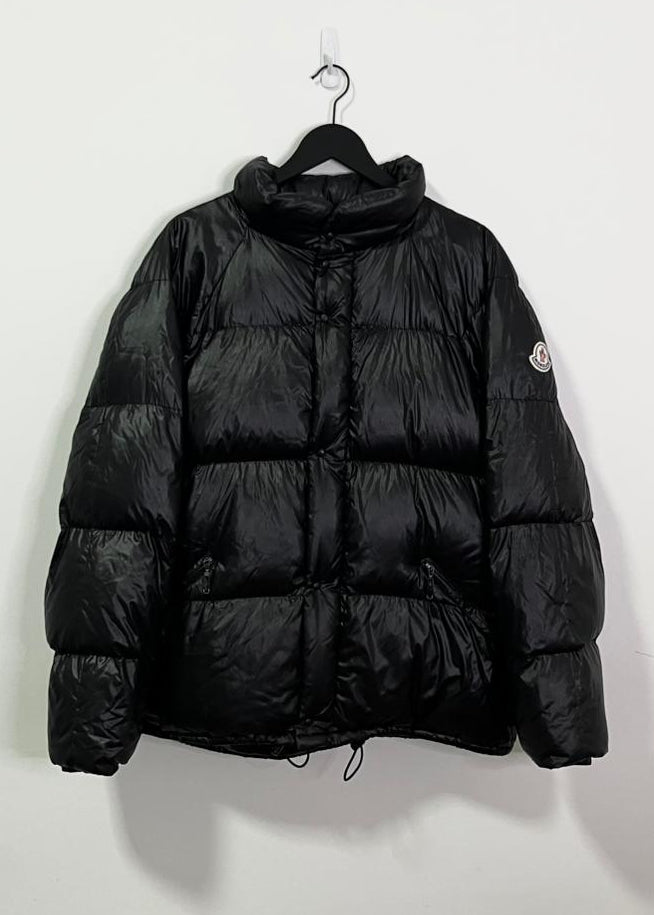Jaqueta Puffer Moncler cinza / preto