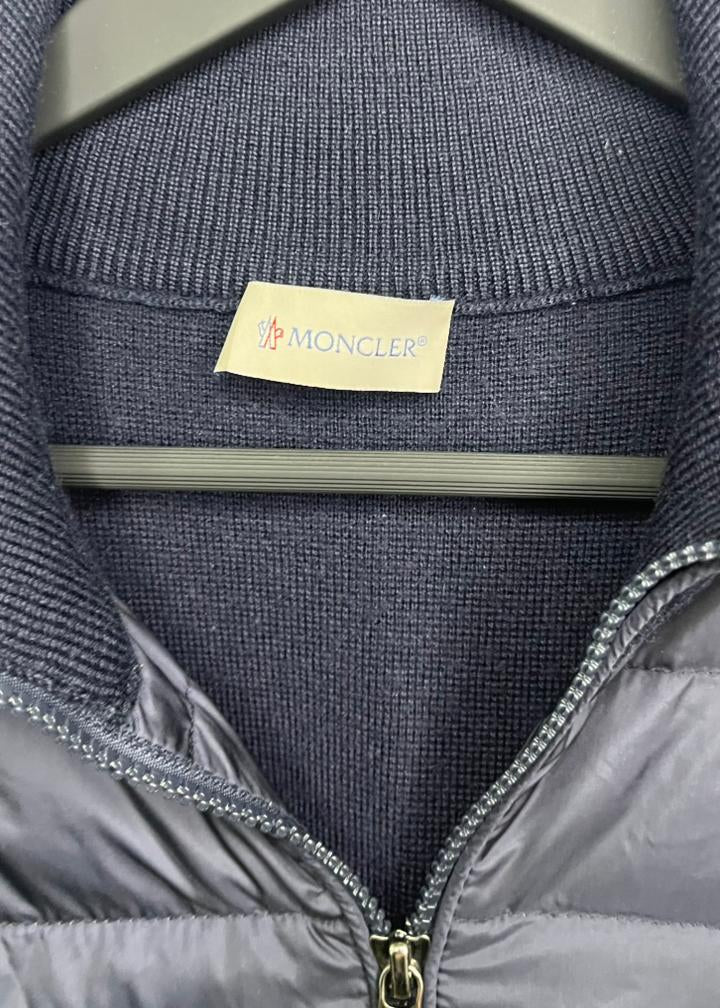 Cardigan Moncler Azul Marinho