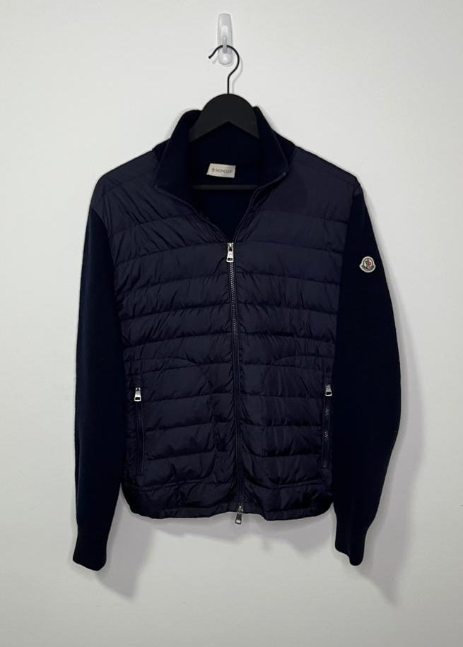 Cardigan Moncler Azul Marinho