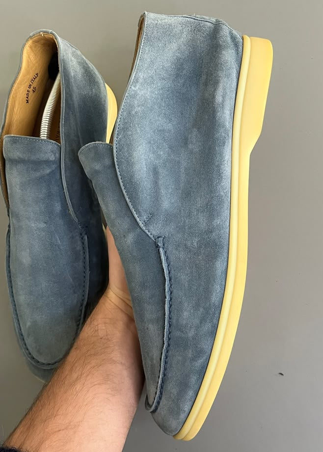 Loro Piana Open Walk Camurça Azul