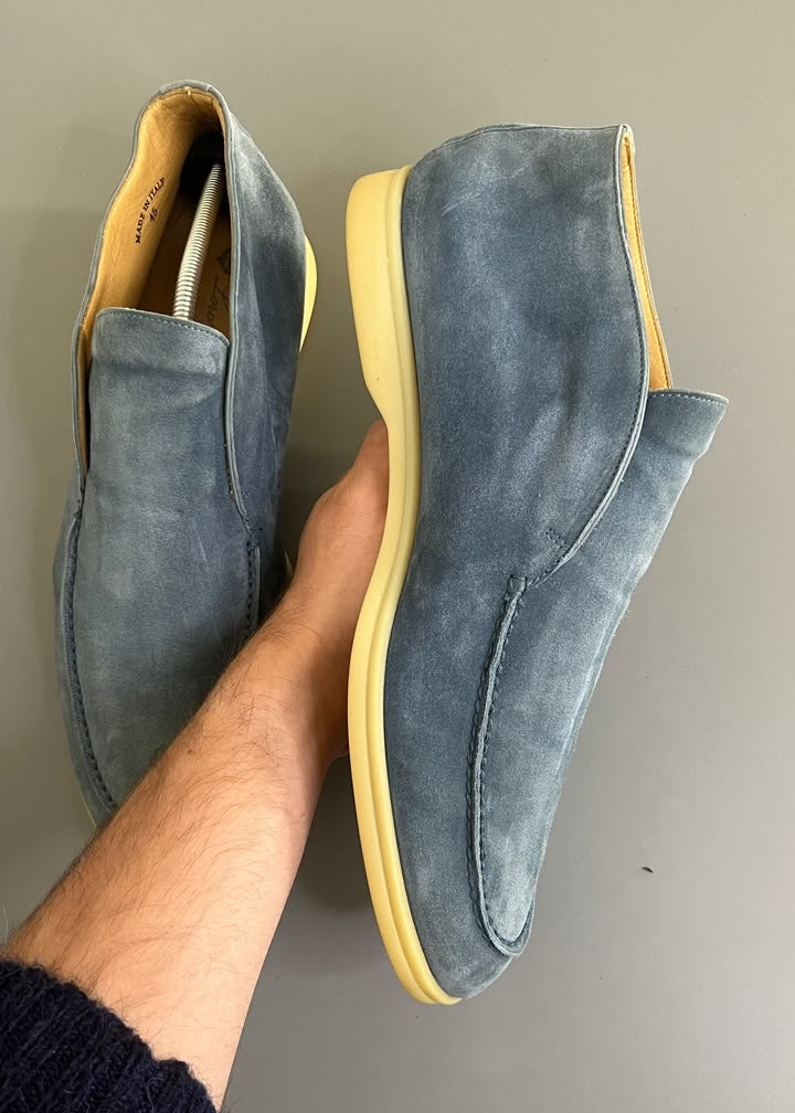 Loro Piana Open Walk Camurça Azul
