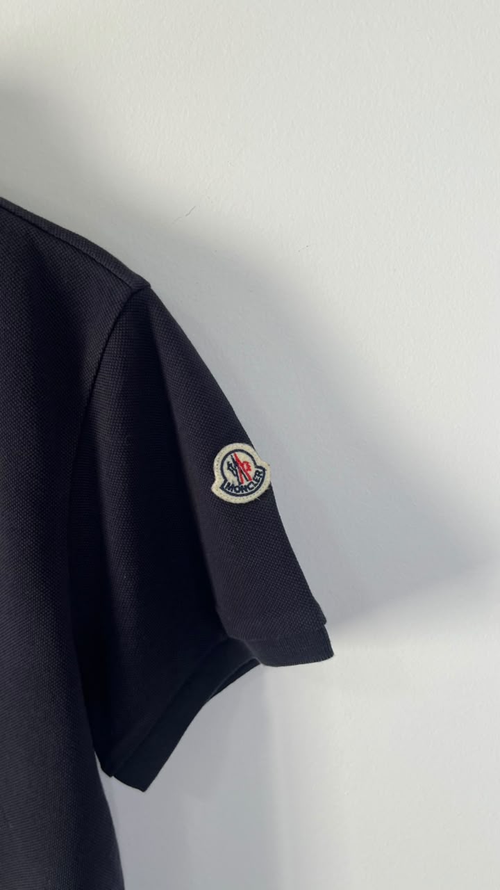 Polo Moncler Azul Marinho