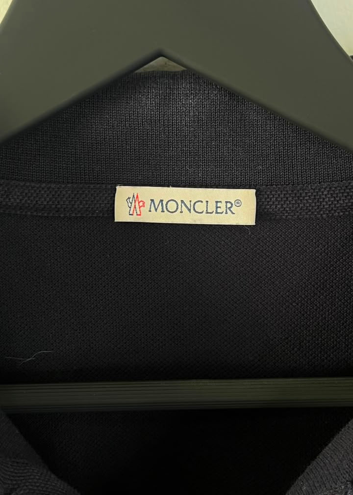 Polo Moncler Azul Marinho