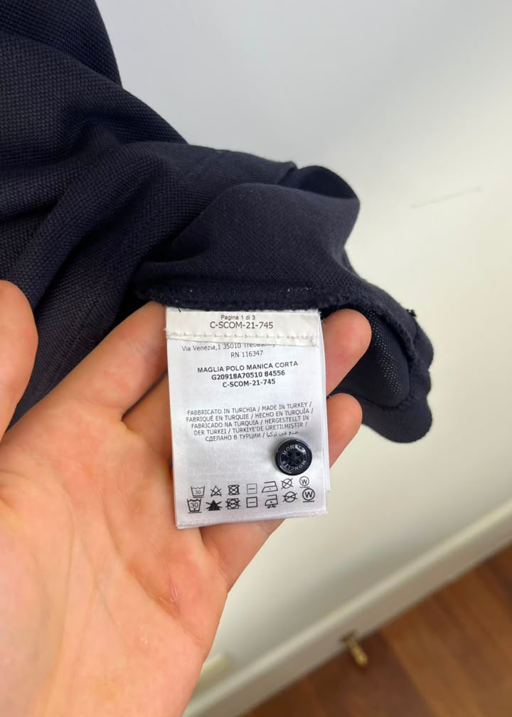 Polo Moncler Azul Marinho